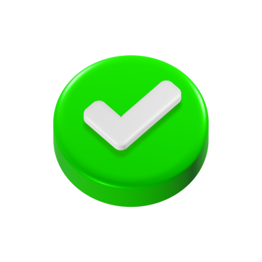 Beyaz arkaplanda 3d işaretleme simgesi izole edildi. Sağ için kontrol listesi düğmesi seçimi, başarı, tik seçimi