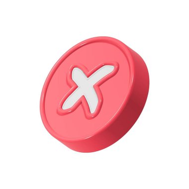 3d simgesi Yanlış İşaretleme Kutusu, Onaylamayan veya Yanlış Seçim kavramı