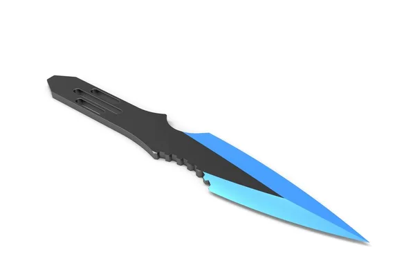 Ilustrace Vrhacího Nože Izolované — Stock fotografie