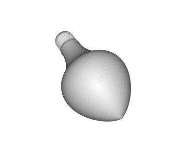 Ampulün 3d illüstrasyonu 