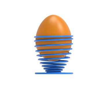 Yumurta tutucunun 3D çizimi