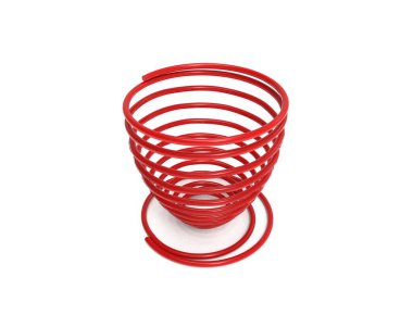 Yumurta tutucunun 3D çizimi