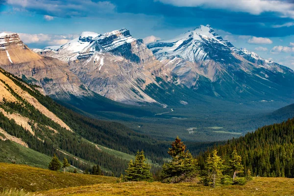 Mount Andromache Mount Hector Turistické Stezky Helen Lake Banff National — Stock fotografie