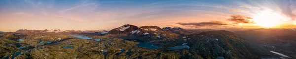 Jotunheimen Maestosa Catena Montuosa Nella Norvegia Centrale Nota Sue Vette — Foto Stock