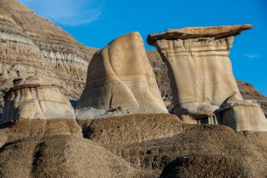 Kum taşı sütunları, Willow Creek Hoodoos Drumheller Alberta Canada 