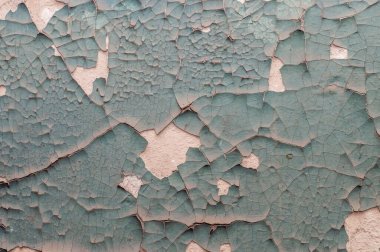 Kırık boyalı eski bir duvar