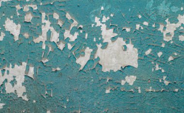 Kırık boyalı eski bir duvar