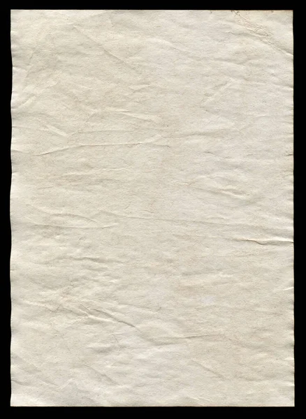 Altes Papier Textur Gelb Getönt — Stockfoto