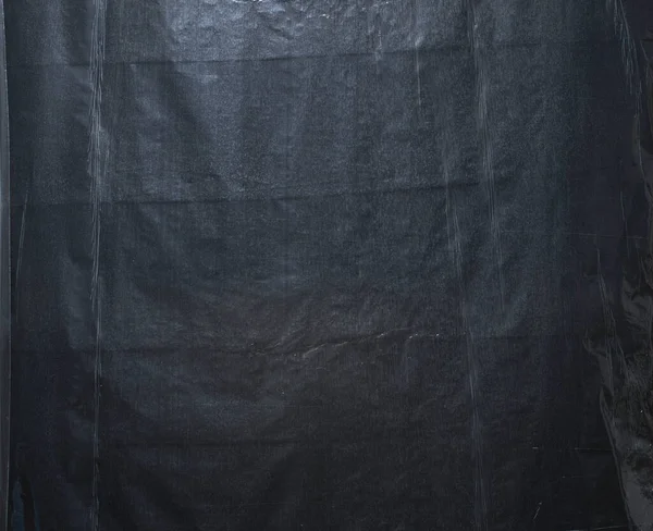 Textura Película Elástica Sobre Fondo Negro —  Fotos de Stock