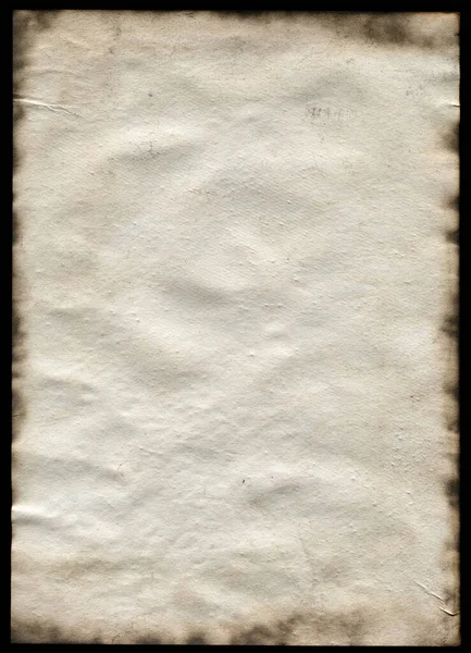 Burnt Paper Texture Yellow Hue — Stock Photo, Image
