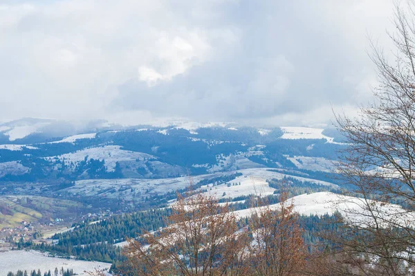 stock image mountain scenery against the sky