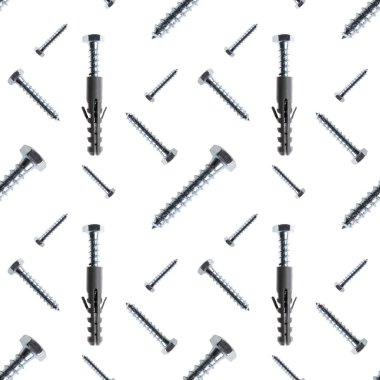 beyaz arkaplanda dikişsiz desen vidala