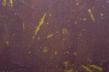 Kırık boyalı eski bir duvar