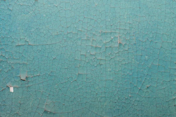 Alte Bemalte Wand Mit Rissiger Farbe — Stockfoto