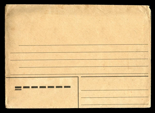 Textura Papel Vintage Velho Envelope — Fotografia de Stock