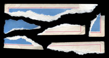 Eski, yırtık kağıt dokusu