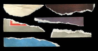 Eski, yırtık kağıt dokusu