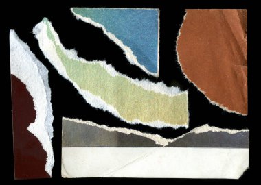 Eski, yırtık kağıt dokusu