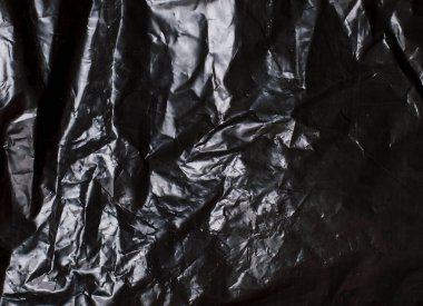 koyu buruşmuş polietilen arkaplan dokusu