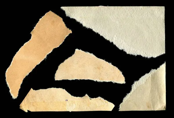 Vieux Papier Vintage Déchiré Texture — Photo