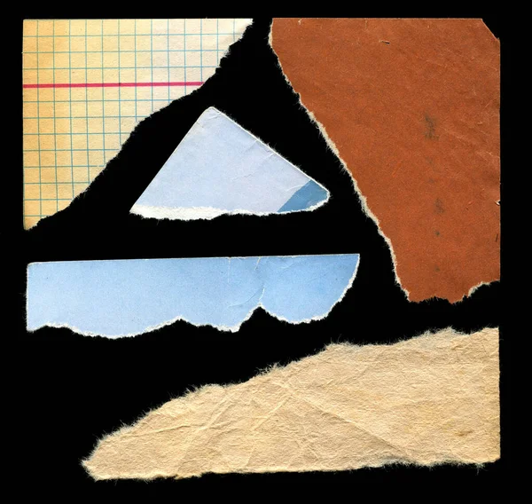 Eski, yırtık kağıt dokusu