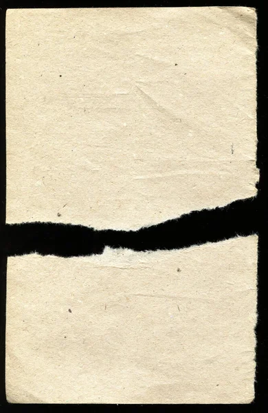 古いヴィンテージの引き裂かれた紙の質感 — ストック写真