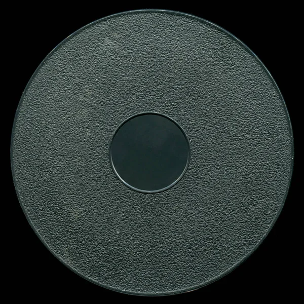 Black Plastic Cover Black Background — Stock Photo, Image