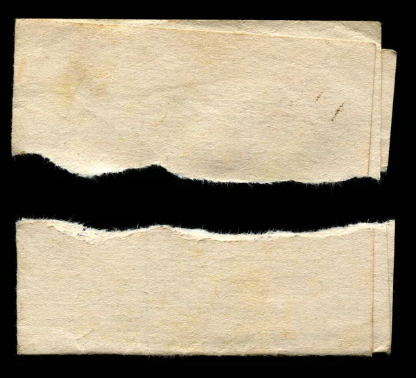 Παλιό Vintage Χαρτί Σκισμένα Κομμάτια — Φωτογραφία Αρχείου