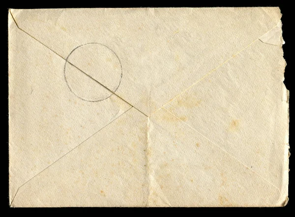 Velho Papel Vintage Envelope Textura Fundo — Fotografia de Stock