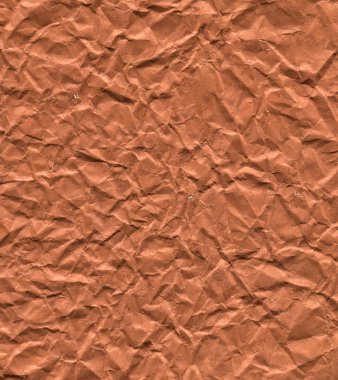 Buruşmuş kahverengi kağıt dokusu arkaplanı