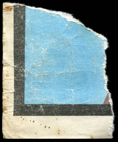 Textuur Van Oud Vintage Gescheurd Veelkleurig Papier — Stockfoto