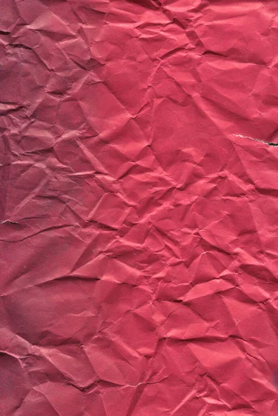 Textura Arrugado Fondo Papel Rosa Oscuro — Foto de Stock