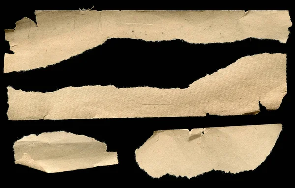 Texture Vecchio Strappato Sfondo Carta Gialla — Foto Stock