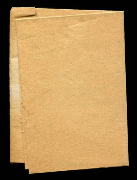 Oud Geel Papier Textuur Achtergrond — Stockfoto