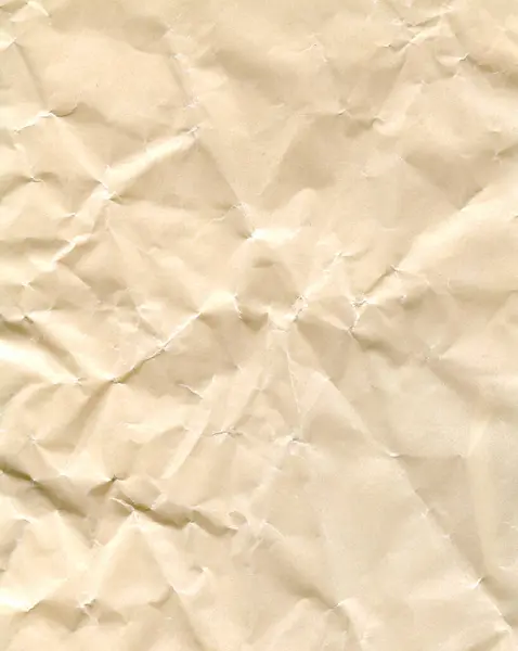 Textuur Geel Verfrommeld Glanzend Papier — Stockfoto