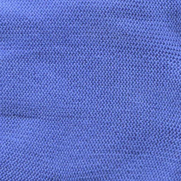 Mavi Renk Arkaplanının Kumaş Dokusu — Stok fotoğraf