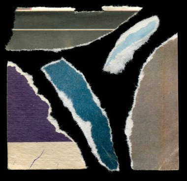 Eski renkli yırtık kağıt arkaplanı