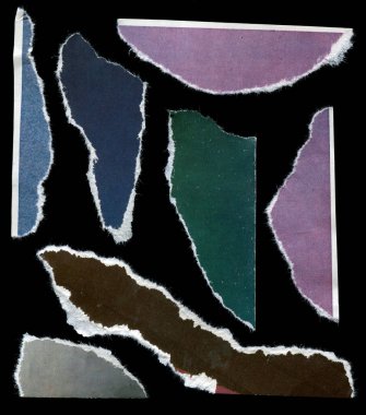 Eski renkli yırtık kağıt arkaplanı