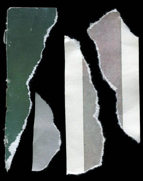 Шматочки Старого Кольорового Рваного Паперового Фону — стокове фото