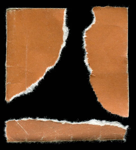 Шматочки Старого Кольорового Рваного Паперового Фону — стокове фото