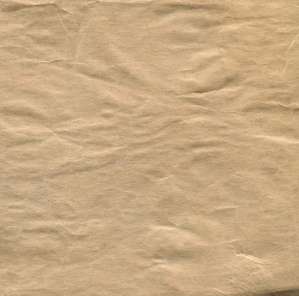 Eski Buruşuk Kağıt Arkaplan Dokusu — Stok fotoğraf