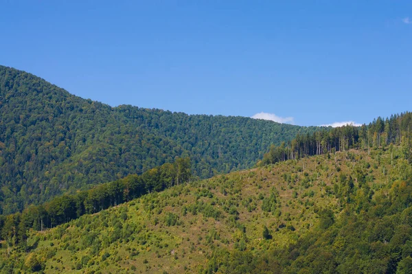 Природа Гірський Пейзаж Фоні Неба — стокове фото