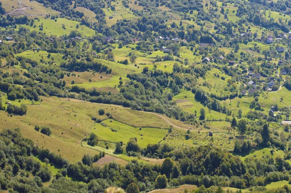 stock image landscape mountainous area green slopes 