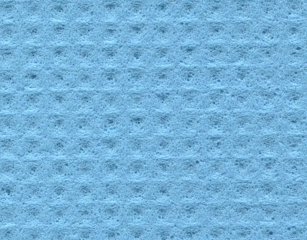 Blauer Schwamm Stoff Textur Hintergrund — Stockfoto