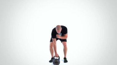 Kettlebell Çift Kollu Rus Kalça Sallaması