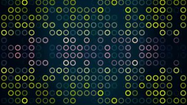 Renkli yanıp sönen noktalarla soyut arkaplan