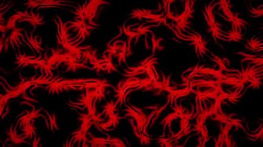 Kırmızı şekilli soyut hareket arkaplanı