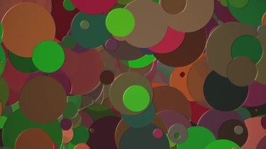 Çok renkli çemberlere sahip soyut hareket arkaplanı