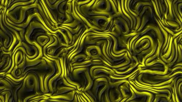 黄色の形をした抽象的な動きの背景 動画クリップ