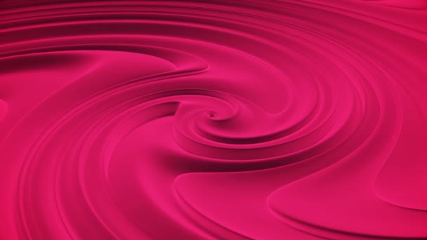 Forme Abstraite Mobile Rotative Rose Rouge Séquence Vidéo